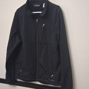 Black Diamond Men's Dark Jacket with Zippered Pockets